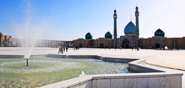 Jamkaran Mosque In Qom 3 Courtyard Of Jamkaran Mosque