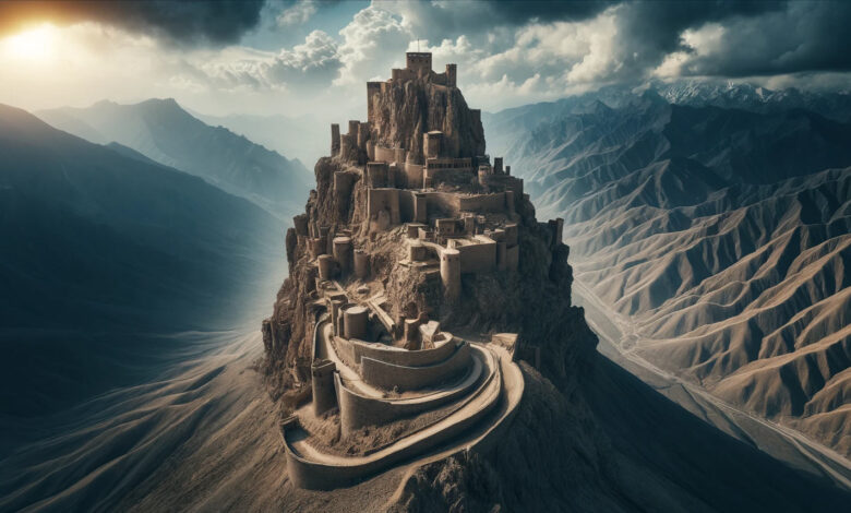 Iran’s Legendary Alamut Fortresses Enter The Unesco World Heritage List 1 Imaginary View Of Alamut Castle