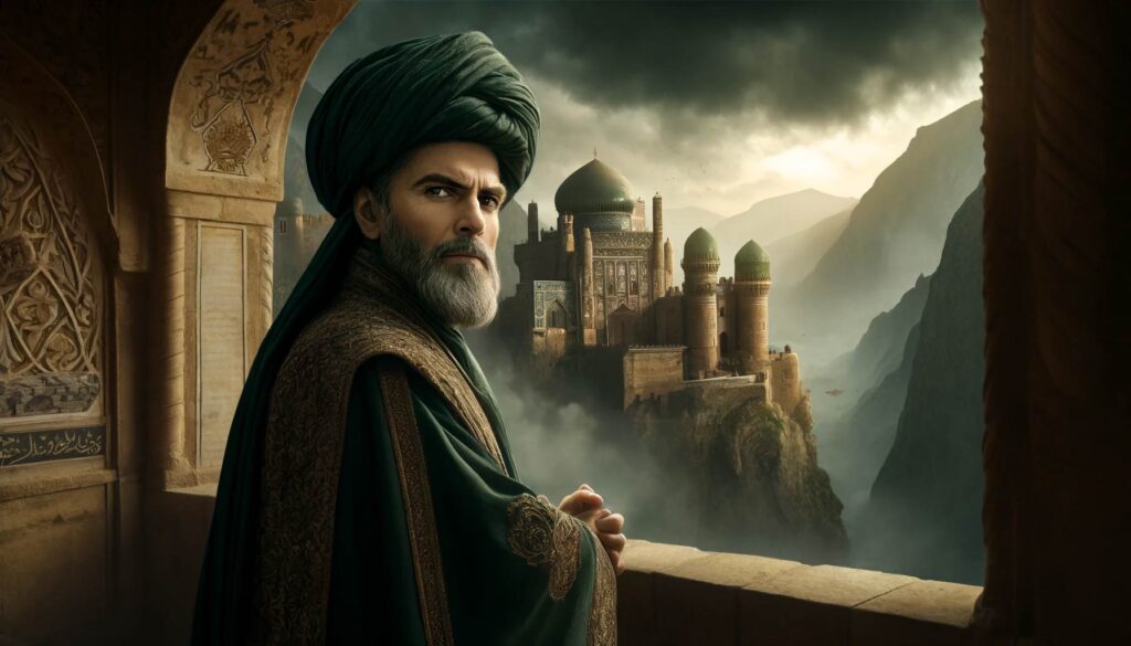 Alamut Castle: The Mystery Of The Assassins' Fortress 3 The Imaginary Picture Of Hasan Sabah In Alamut Castle