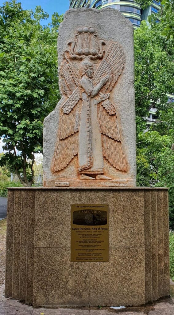 Cyrus The Great: The Architect Of The Persian Empire 6 Statue Of Cyrus The Great At Olympic Park In Sydney