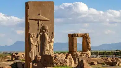 Ruins Of The Ancient Persian City Of Persepolis Near Shiraz, Iran