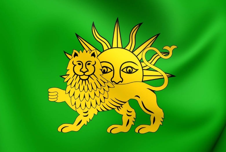 The Safavid Dynasty: The Birth Of Modern Iran 3 The Flag Of Iran During The Rule Of Safavid Dynasty