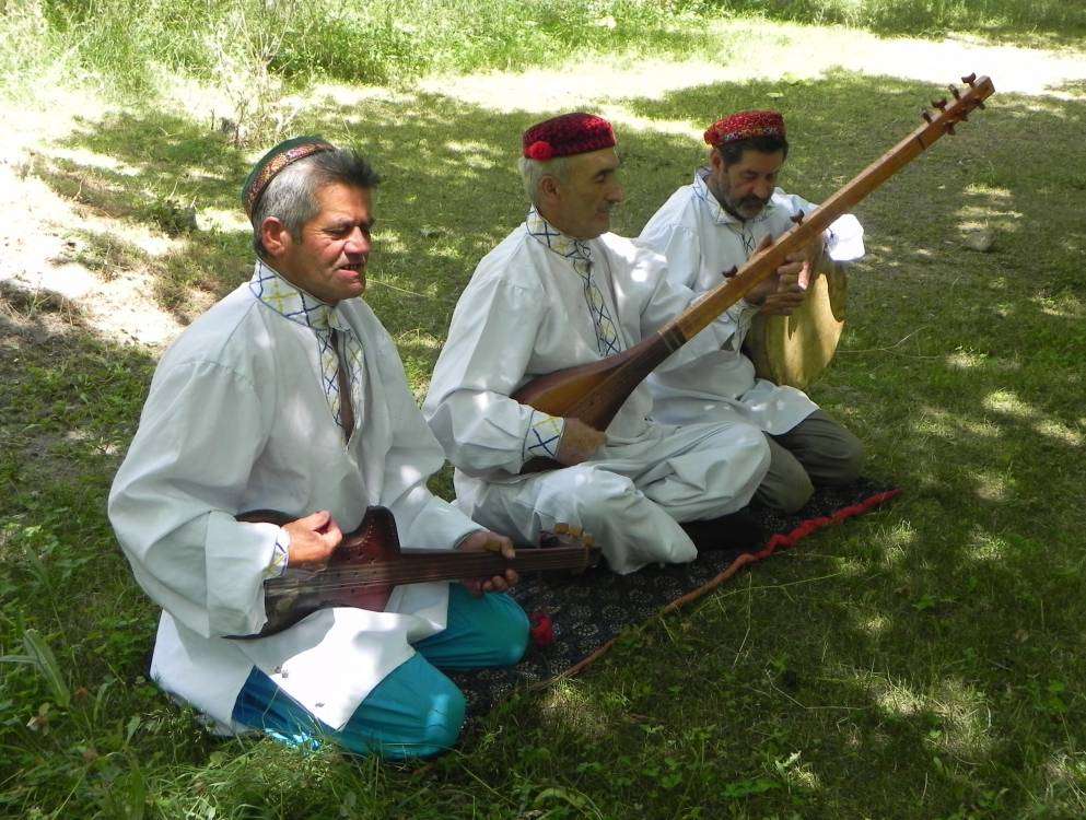 The Art Of Crafting And Playing Rubab Recognized As Unesco Heritage 5 A Musical Group Performs Maddoh, Echoing Through The Bartang Valley In Rushan District, Tajikistan. Tajikistan National Commission For Unesco, 2020