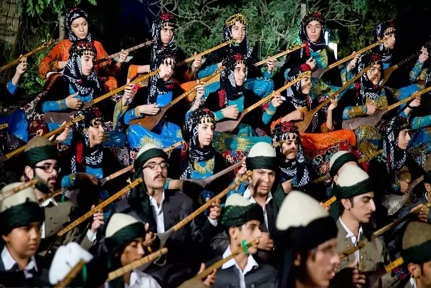 Discover Mehregan, The Iranian Celebration Of Autumn 2 Tanbur Performance During The Mehregan Festival At Tekiyeh Shah Hayas In The Village Of Jeyhounabad In Kermanshah