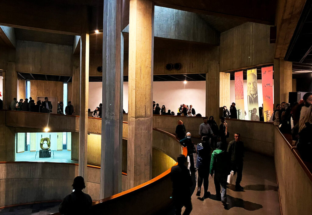 Picasso In Tehran: A Historic Exhibition Brings Hidden Masterpieces To Light 2 Visitors Viewing Pablo Picasso’s Works At The Picasso In Tehran Exhibition, Tehran Museum Of Contemporary Art. Photo By Bahareh Jafery.