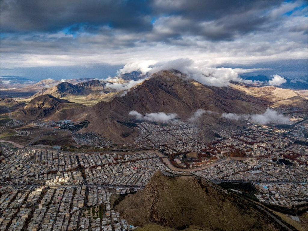 Prehistoric Sites Of Khorramabad Valley Listed By Unesco 2 Aerial-View-Of-Khorramabad-Valley