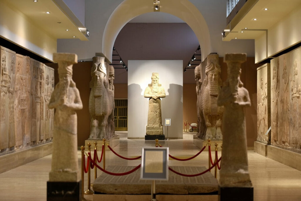 The-Assyrian-Gallery-Room-X-At-The-Iraq-Museum-Baghdad