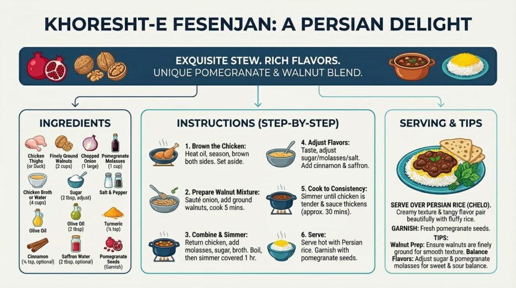 Khoresht-E Fesenjan Recipe