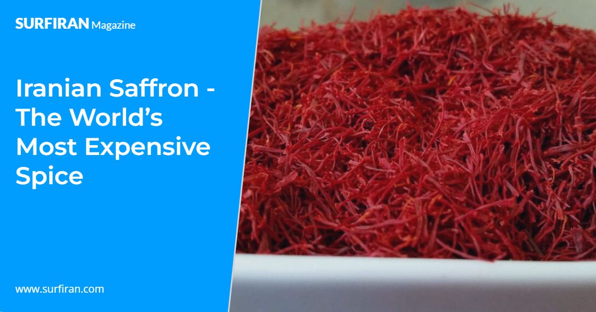 Iranian Saffron The World’s Most Expensive Spice SURFIRAN