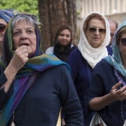 Italian tourists in Iran