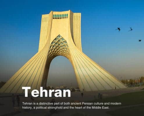 Tehran is the capital of Iran, in the north of the country. Its central Golestan Palace complex, with its ornate rooms and marble throne, was the seat of power of the Qajar dynasty.