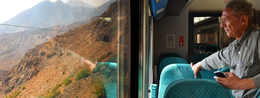 Crossing The Mountains Of Alborz On A Private Train