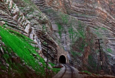 Iran Rail Tour – Stone Crossing On A Private Train