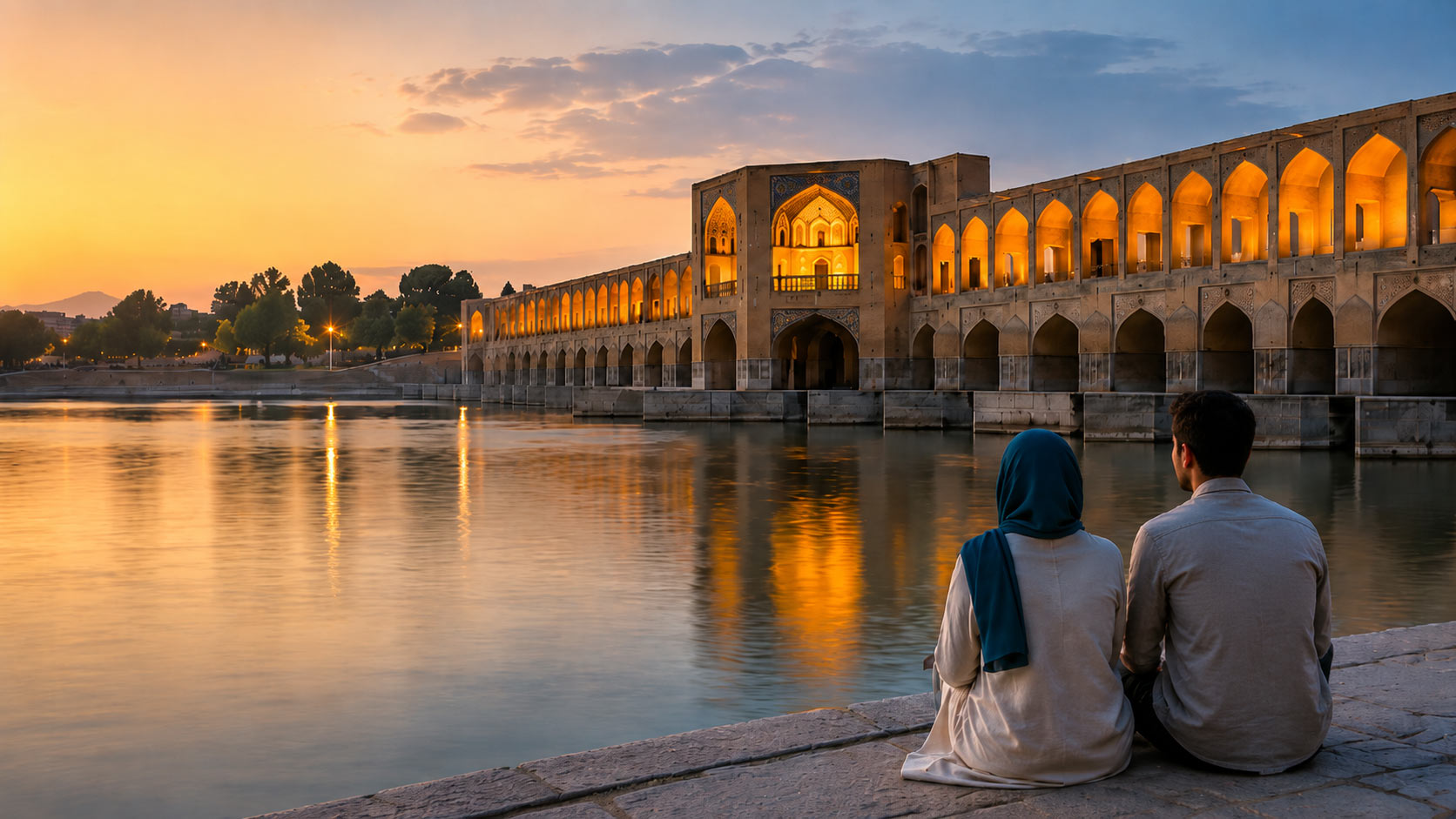 Travelers exploring Iran with SURFPERSIA local guides